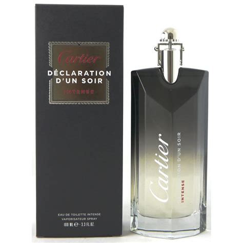 parfum homme declaration cartier 100 ml|cartier declaration d'un soir man.